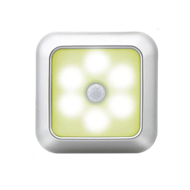 6 LED Night Light PIR Auto Motion Sensor Night