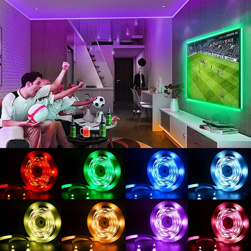 TV lights with remote control