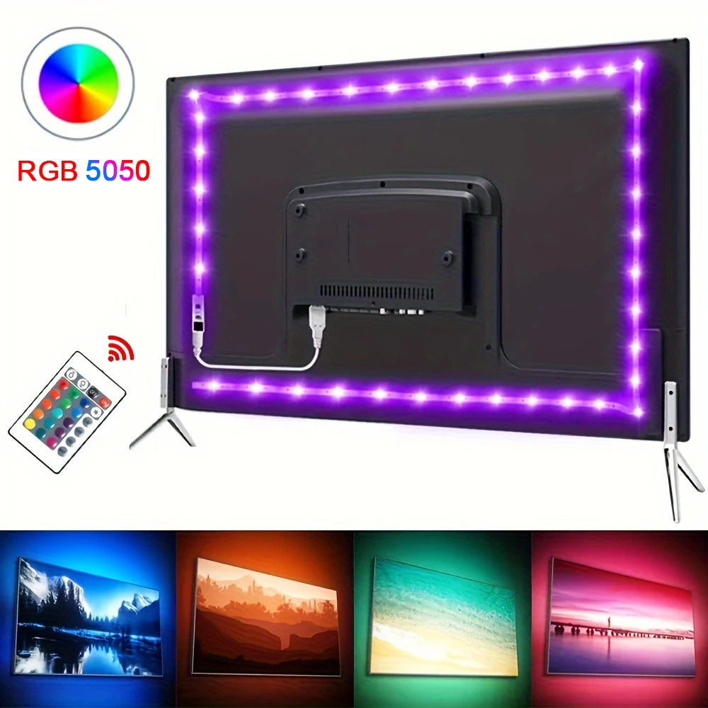 TV lights with remote control