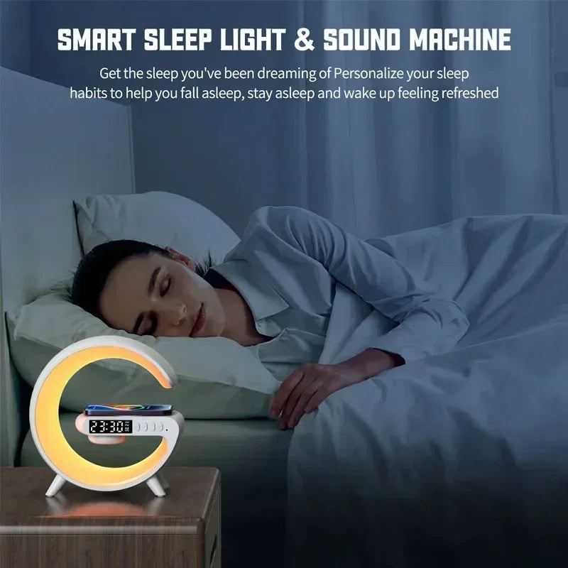 Smart Multifunctional Fast Charging Alarm Clock